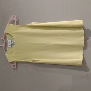 Joseph‎ Ribkoff women's 4 canary yellow stretchy tank top